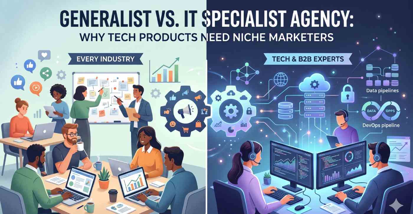 Generalist Agency vs. IT Specialist Agency Why Tech Products Need Niche Marketers