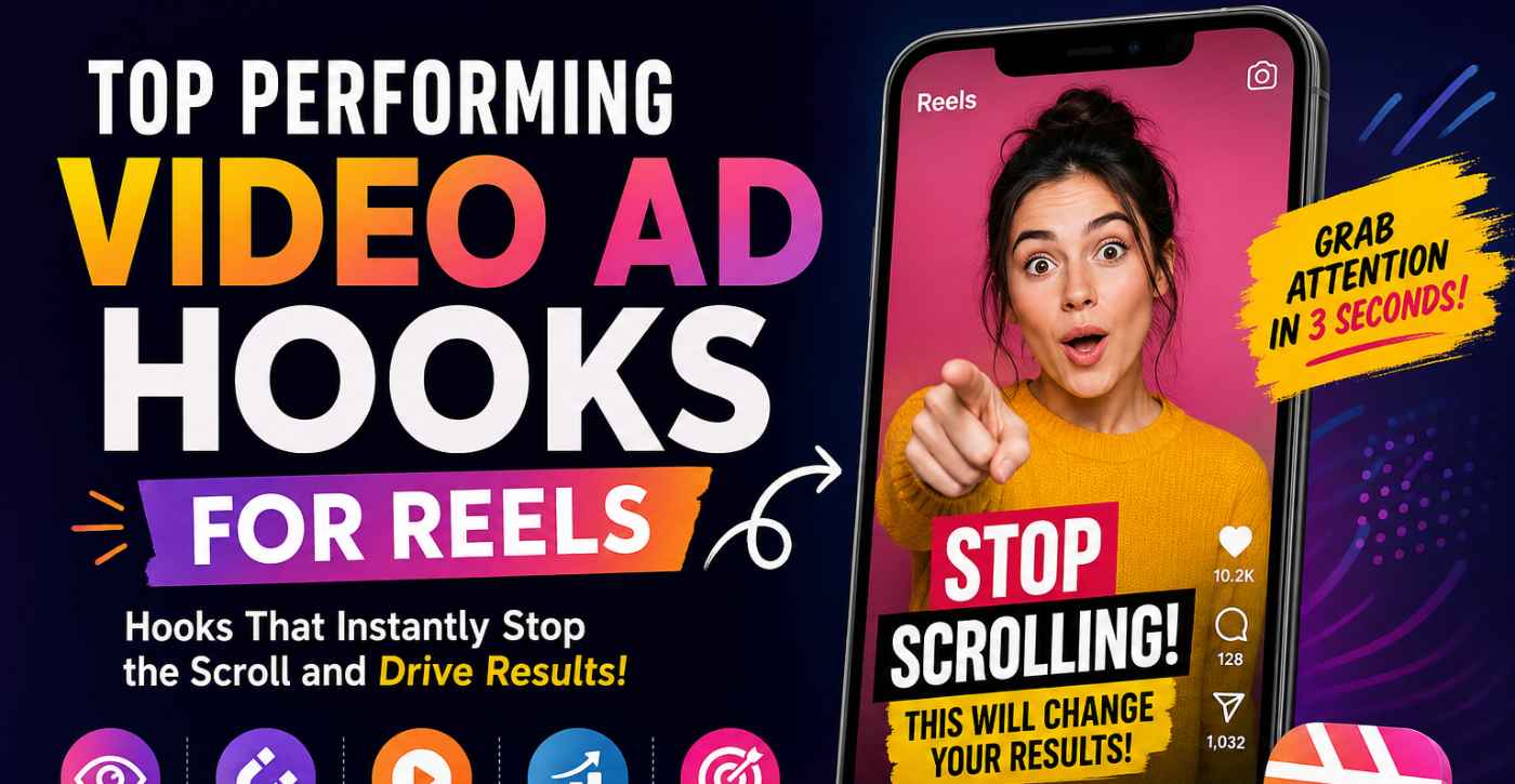 Top Performing Video Ad Hooks for Reels to Boost Engagement