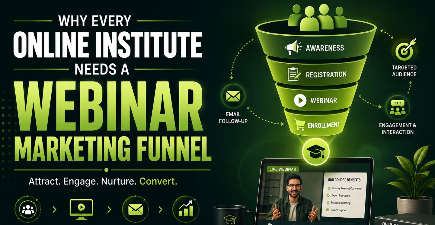 Why Every Online Institute Needs a Webinar Marketing Funnel